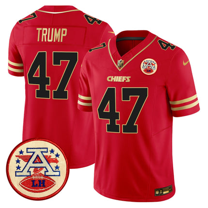 Men's Chiefs 2024 Lamar Hunt Patch Vapor Limited Jersey - All Stitched