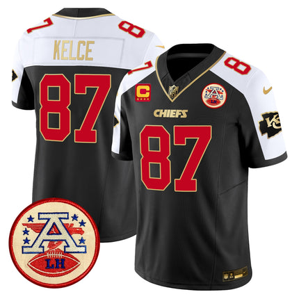 Men's Chiefs 2024 Lamar Hunt Patch Vapor Limited Jersey - All Stitched