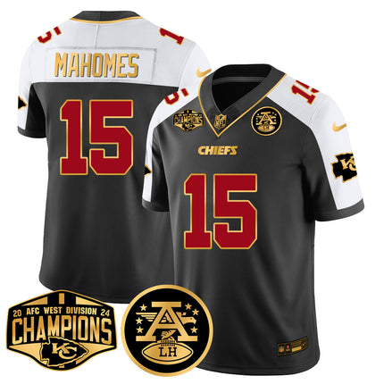 Men's Chiefs 2024 AFC West Champs Jersey - All Stitched
