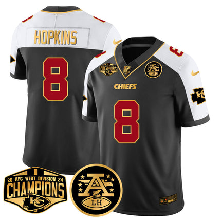Men's Chiefs 2024 AFC West Champs Jersey - All Stitched