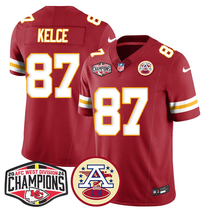 Men's Chiefs 2024 AFC West Champs Jersey - All Stitched