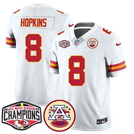 Men's Chiefs 2024 AFC West Champs Jersey - All Stitched