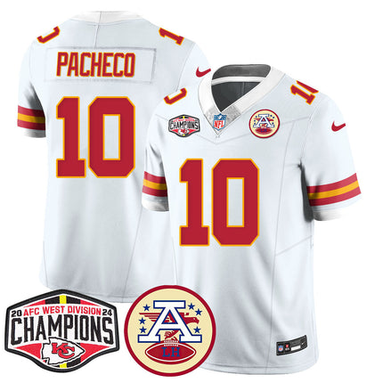 Men's Chiefs 2024 AFC West Champs Jersey - All Stitched