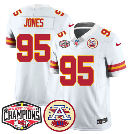 Men's Chiefs 2024 AFC West Champs Jersey - All Stitched