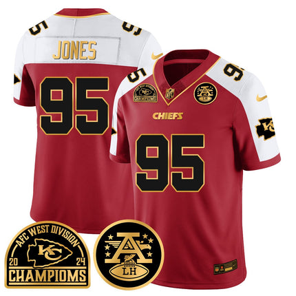 Men's Chiefs 2024 AFC West Champs Jersey - All Stitched