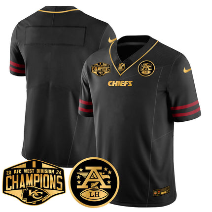 Men's Chiefs 2024 AFC West Champs Jersey - All Stitched