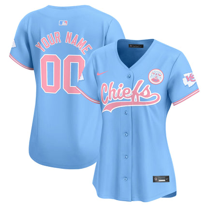 Chiefs Bubblegum Pink Vapor Premier Limited Custom Jersey - All Stitched