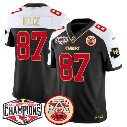 Men's Chiefs 2024 AFC West Division Champions Patch Vapor Limited Jersey - All Stitched