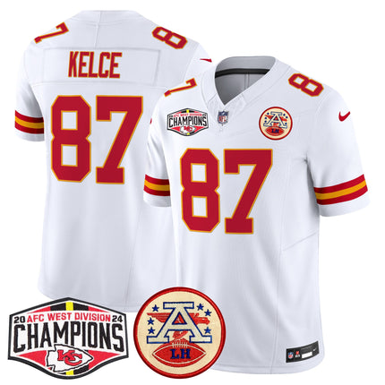 Men's Chiefs 2024 AFC West Division Champions Patch Vapor Limited Jersey - All Stitched
