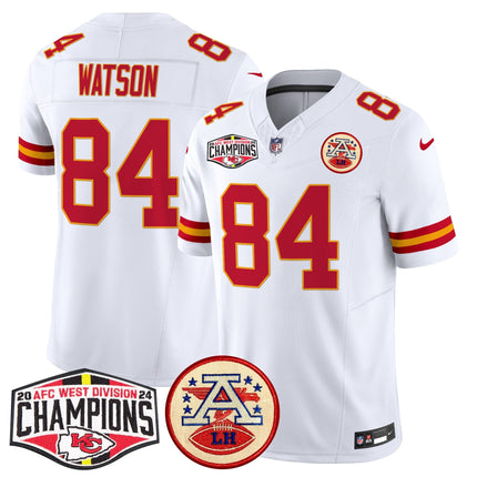 Men's Chiefs 2024 AFC West Division Champions Patch Vapor Limited Jersey - All Stitched