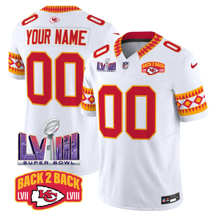 Custom Name/Gender Chiefs Special Vapor Limited Jersey - All Stitched