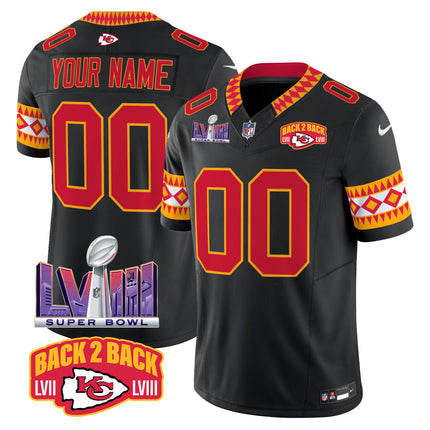 Custom Name/Gender Chiefs Special Vapor Limited Jersey - All Stitched