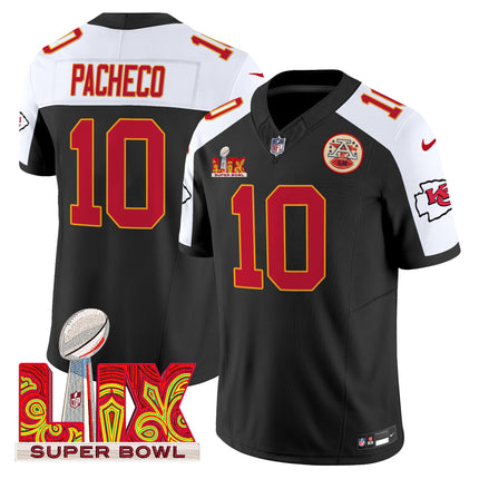 Men's Chiefs Super Bowl LIX Patch Vapor Limited Jersey - All Stitched