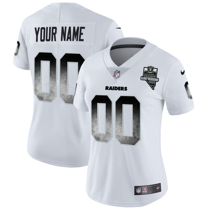 Raiders Arch Smoke Vapor Custom Jersey - All Stitched