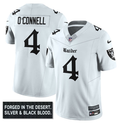 Men's Las Vegas Raiders 'Gothic Silver State Edition' Vapor Limited Jersey - All Stitched