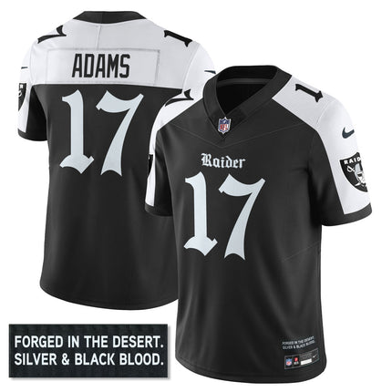Men's Las Vegas Raiders 'Gothic Silver State Edition' Vapor Limited Jersey - All Stitched