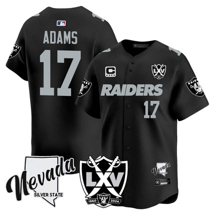 Men's Raiders 2024 Baseball Limited Jersey - 65th Anniversary - All Stitched