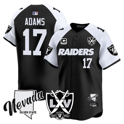 Men's Raiders 2024 Baseball Limited Jersey - 65th Anniversary - All Stitched