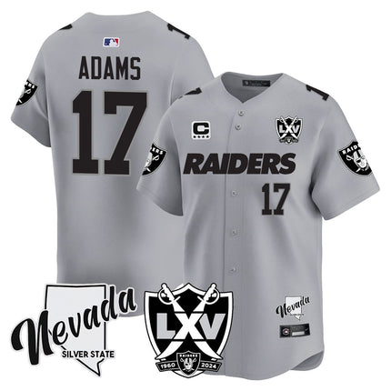 Men's Raiders 2024 Baseball Limited Jersey - 65th Anniversary - All Stitched