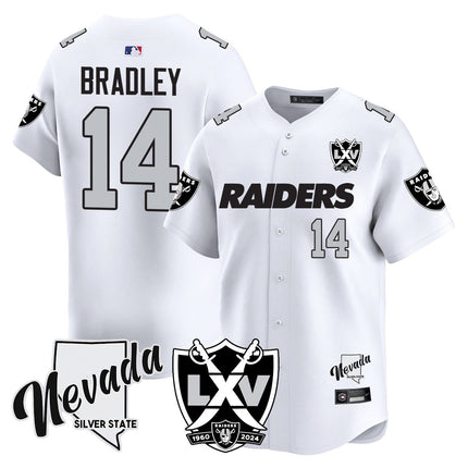 Men's Raiders 2024 Baseball Limited Jersey - 65th Anniversary - All Stitched