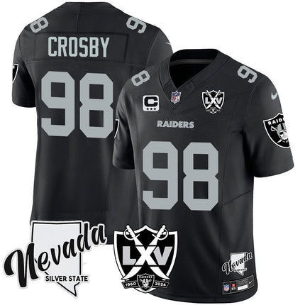 Women's Raiders 2024 Vapor Limited Jersey - 65th Anniversary - All Stitched