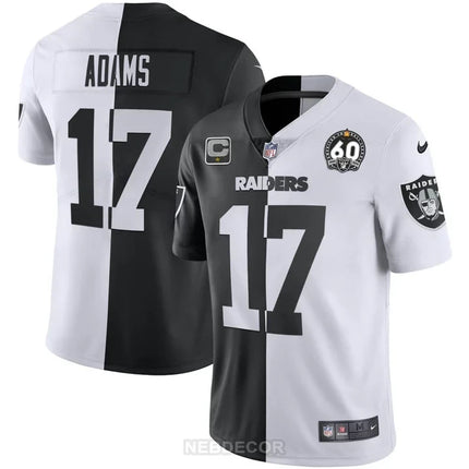 MEN'S RAIDERS 60TH SEASON PATCH GOLD & SPLIT JERSEY - ALL STITCHED