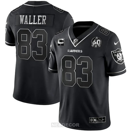 MEN'S RAIDERS 60TH SEASON PATCH GOLD & SPLIT JERSEY - ALL STITCHED