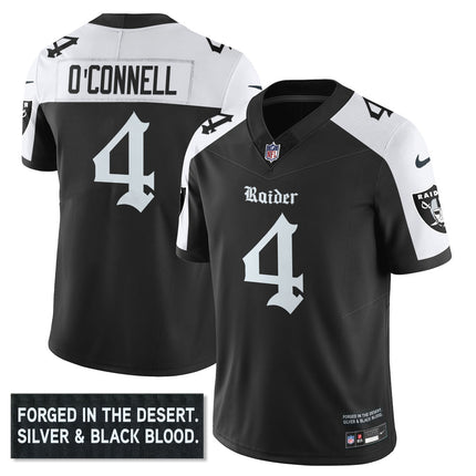 Women's Las Vegas Raiders 'Gothic Silver State Edition' Vapor Limited Jersey - All Stitched