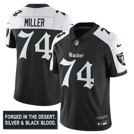 Women's Las Vegas Raiders 'Gothic Silver State Edition' Vapor Limited Jersey - All Stitched