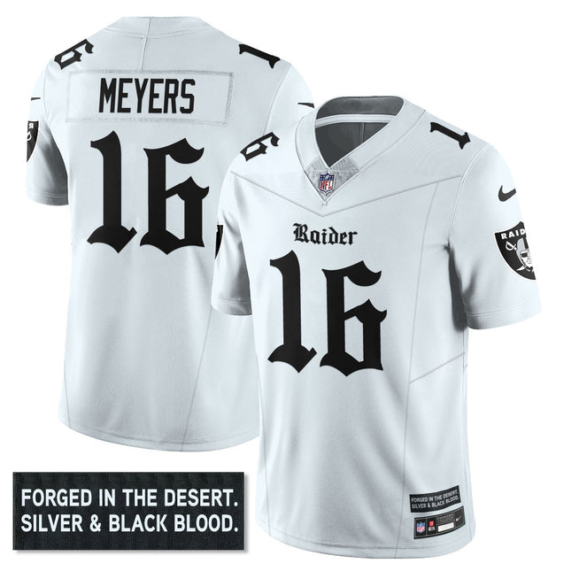 Women's Las Vegas Raiders 'Gothic Silver State Edition' Vapor Limited Jersey - All Stitched