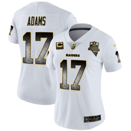 Women's Raiders Gold Arch Smoke Vapor Jersey - All Stitched
