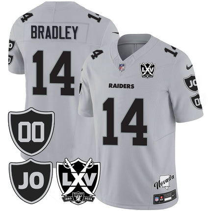 Men's Raiders Vapor Limited Jersey - All Stitched - Honor Jim Otto
