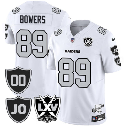 Men's Raiders Vapor Limited Jersey - All Stitched - Honor Jim Otto
