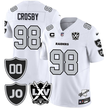 Men's Raiders Vapor Limited Jersey - All Stitched - Honor Jim Otto