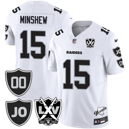 Men's Raiders Vapor Limited Jersey - All Stitched - Honor Jim Otto