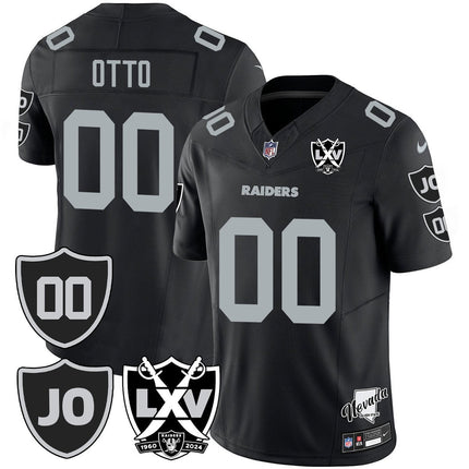 Men's Raiders Vapor Limited Jersey - All Stitched - Honor Jim Otto