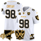 Maxx Crosby - 98 / White Gold / S