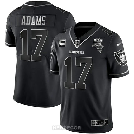 MEN'S LAS VEGAS RAIDERS INAUGURAL SEASON PATCH SPLIT GOLD JERSEY - ALL STITCHED