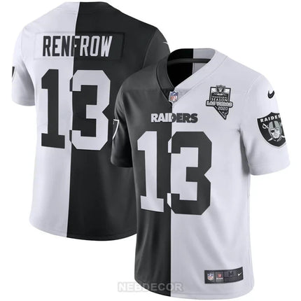 MEN'S LAS VEGAS RAIDERS INAUGURAL SEASON PATCH SPLIT GOLD JERSEY - ALL STITCHED
