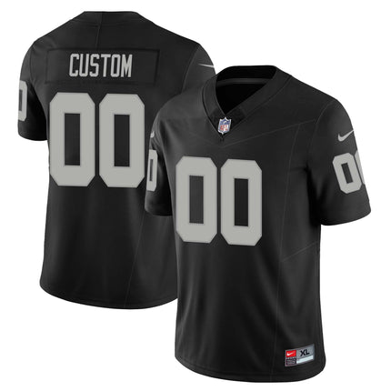 Custom Las Vegas Raiders 2023 Nevada Sliver State Patch Jersey - All Stitched