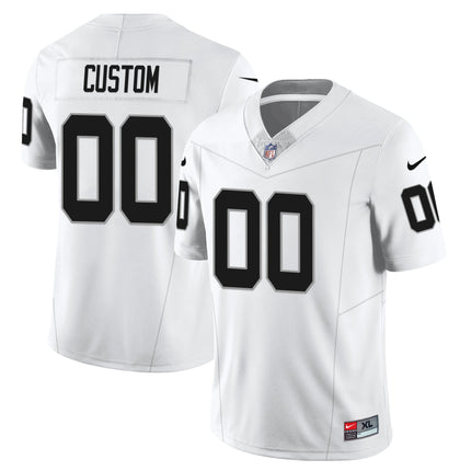 Custom Las Vegas Raiders 2023 Nevada Sliver State Patch Jersey - All Stitched