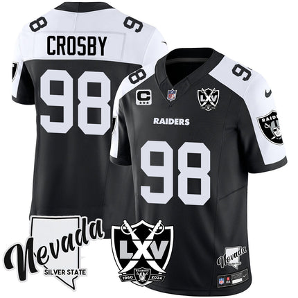 Men's Raiders 2024 Vapor Limited Jersey - 65th Anniversary - All Stitched