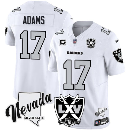 Men's Raiders 2024 Vapor Limited Jersey - 65th Anniversary - All Stitched