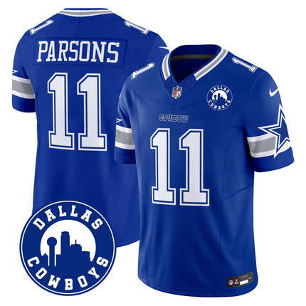 Men's Cowboys Dallas City Patch Vapor Limited Jersey - All Stitched