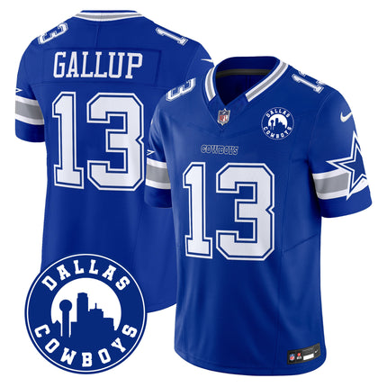 Men's Cowboys Dallas City Patch Vapor Limited Jersey - All Stitched