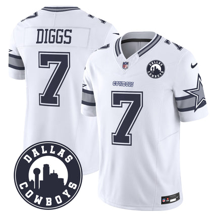 Men's Cowboys Dallas City Patch Vapor Limited Jersey - All Stitched