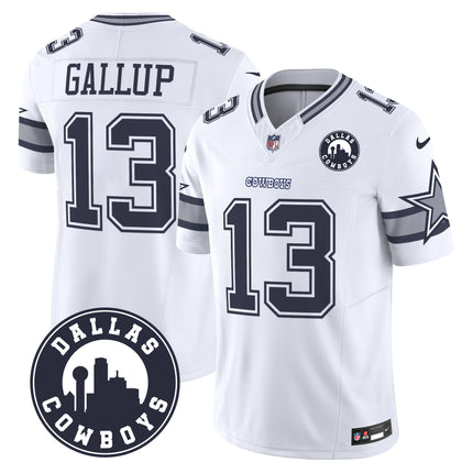 Men's Cowboys Dallas City Patch Vapor Limited Jersey - All Stitched