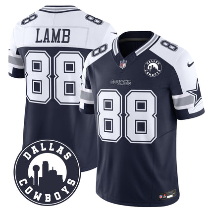 Men's Cowboys Dallas City Patch Vapor Limited Jersey - All Stitched