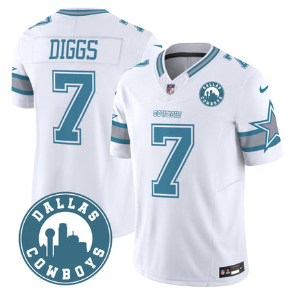 Men's Cowboys Dallas City Patch Vapor Limited Jersey - All Stitched