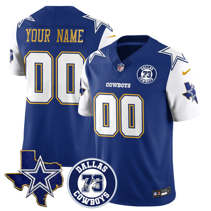 Custom Cowboys Larry Allen Memorial Jersey All Stitched 406VTHNJS005